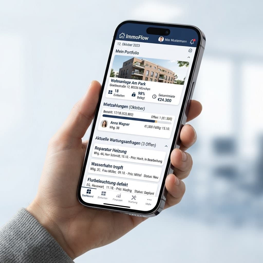 Digitale Hausverwaltungs-App von immobilie.nrw